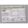 Hobby Design HD02-0283 McLaren F1 GTR Long Tail Detail-up Set for Aoshima kit 1/24